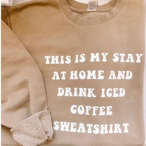 Iced Coffee Crew Neck Sweatshirt